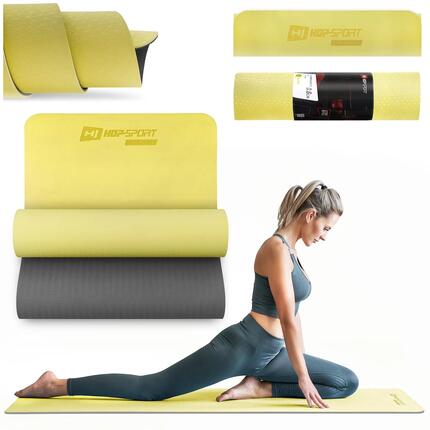 Fitness-Übungsmatte Hop-Sport TPE 0,6 cm, rutschfest