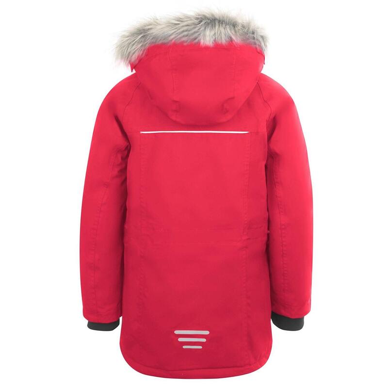 Parka Nordkapp imperméable pour enfants rouge clair