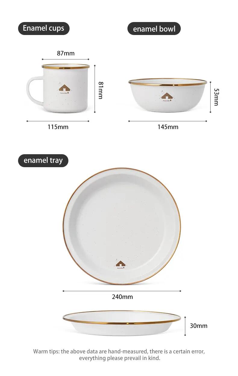 Naturehike Enamel tableware – 500 ml 4/5