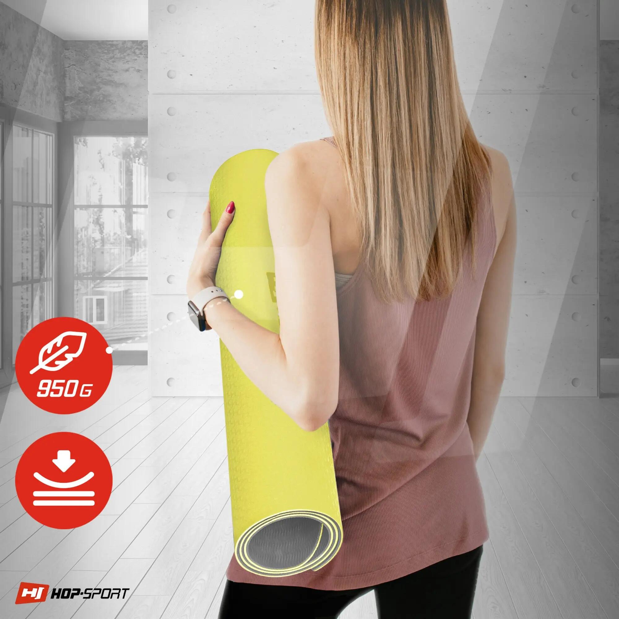 Fitness oefenmat Hop-Sport TPE 0,6cm, antislip 3/7
