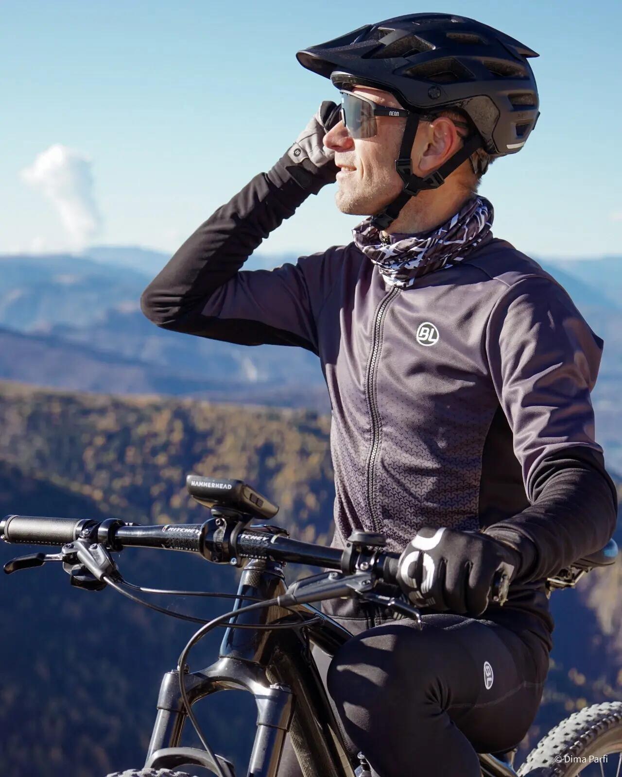 Set Vollfingerhandschuhe für Fahrrad + Sturmhaube Winter winddicht 9/9