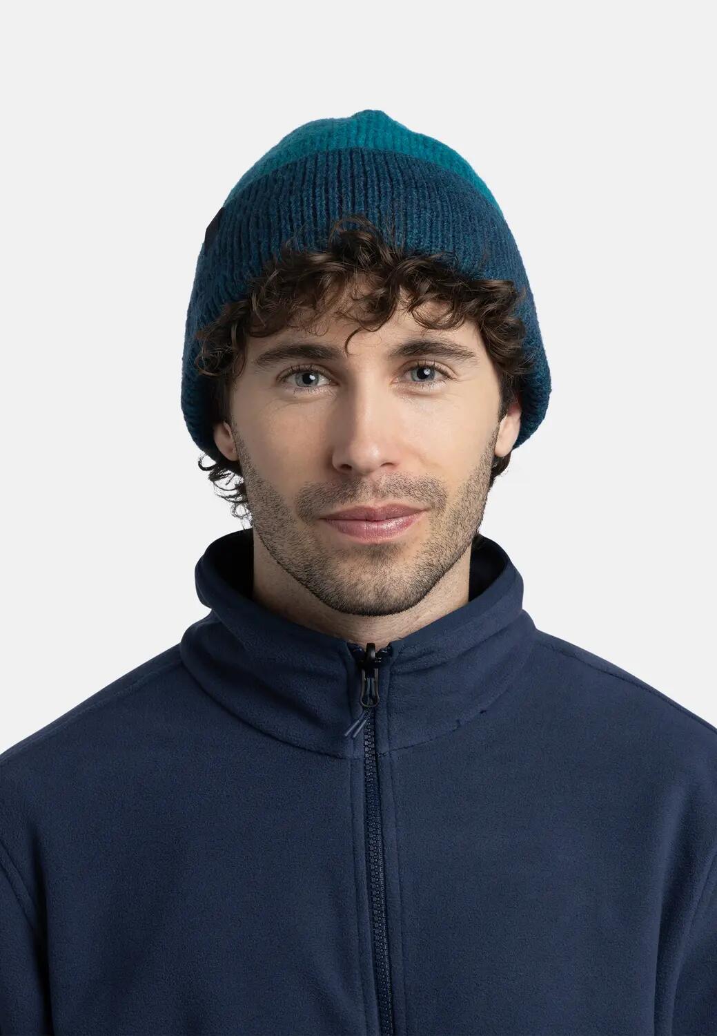 Gorro Knitted Unisex Buff Azul ÚNICA 3/5