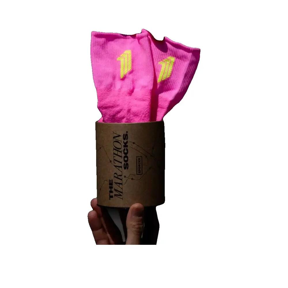 Meias de corrida Sporcks Marathon Rosa 5/5