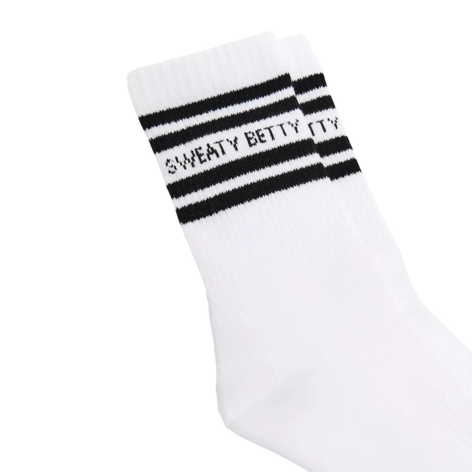 Calcetines Varsity Diseño Mensaje para Mujer Blanco, Negro 2/3