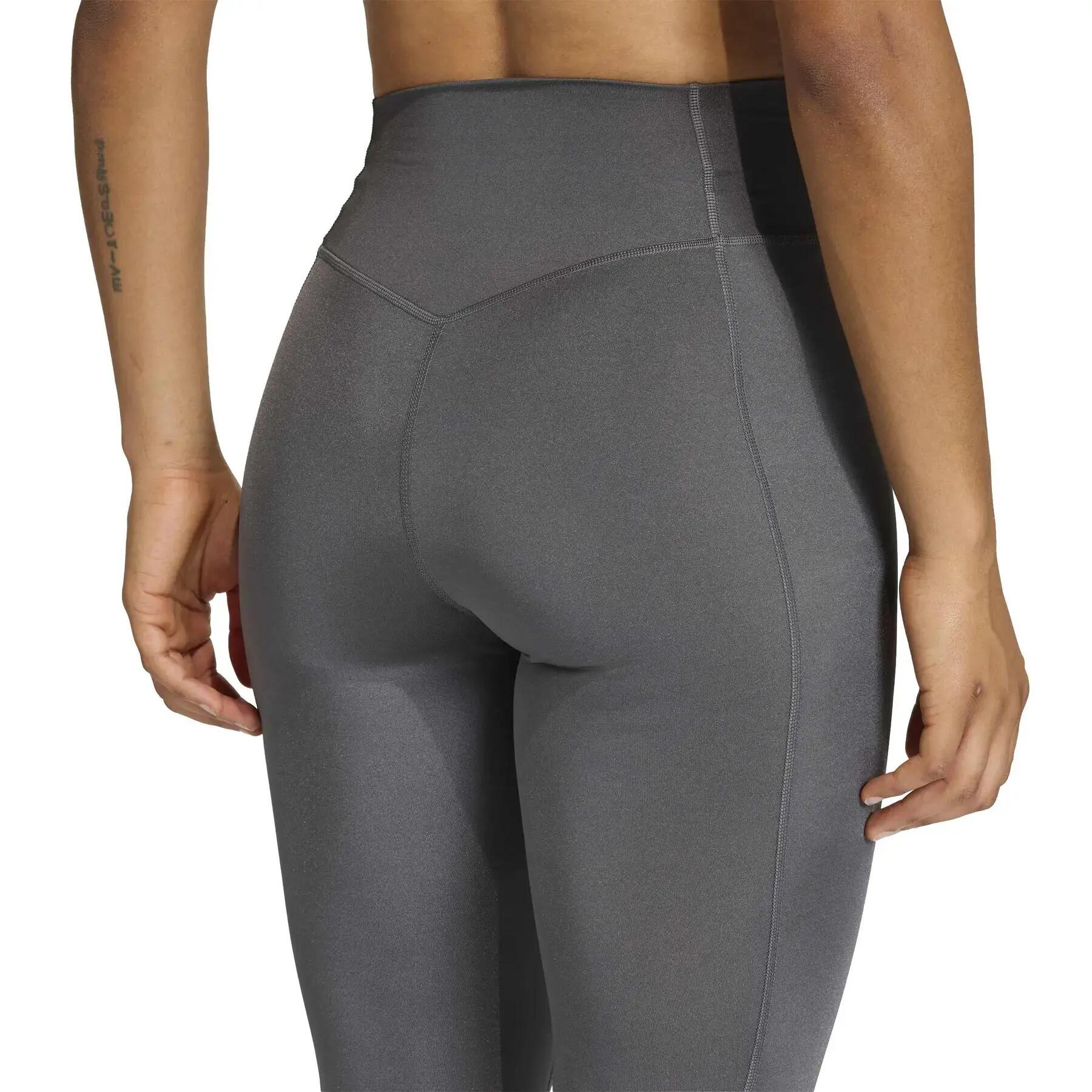 Leggings da donna adidas Optime Essentials Workout Shine 6/6