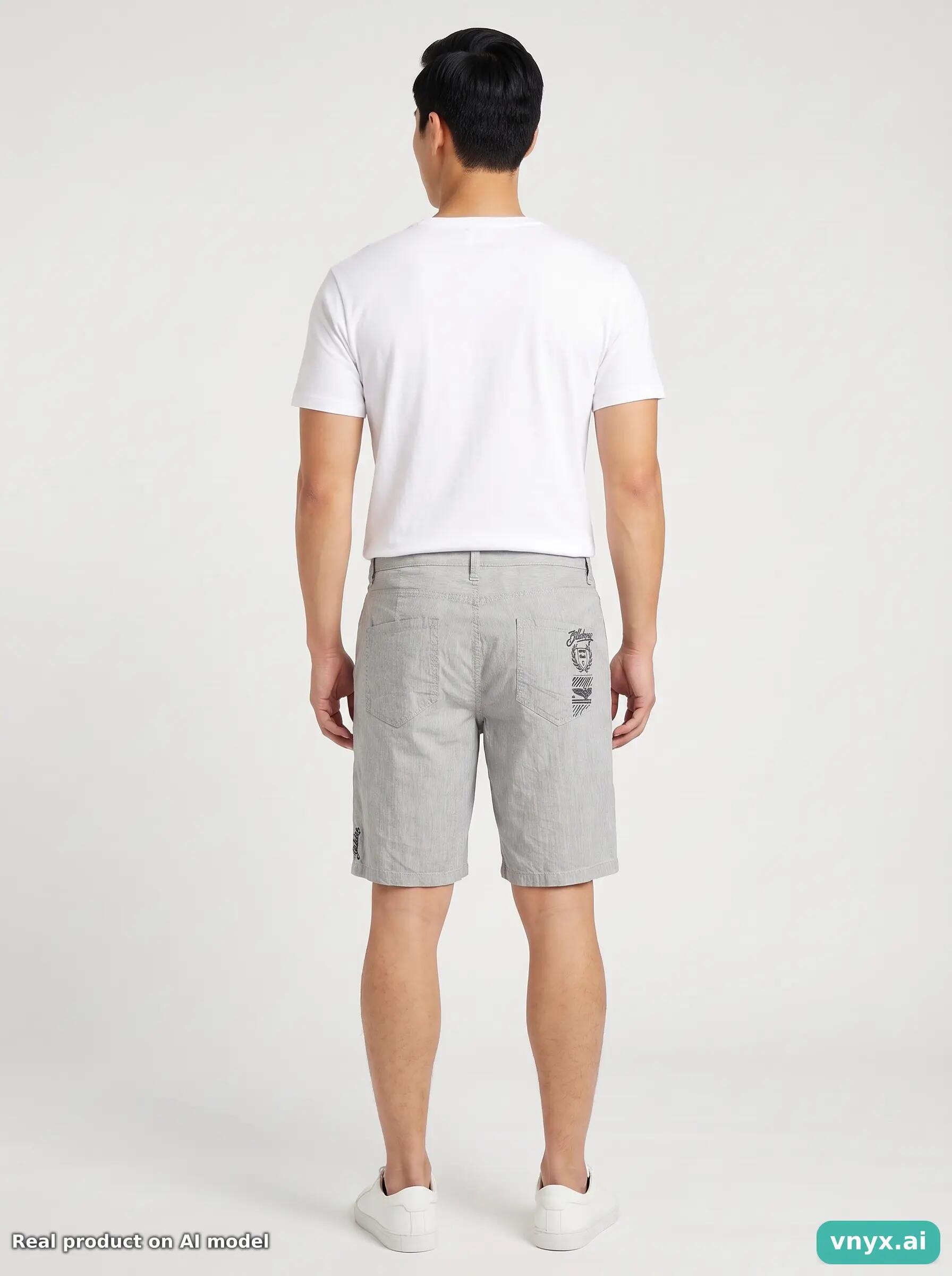 Second Life - Vintage Billabong Light Grey Shorts Men 4/6