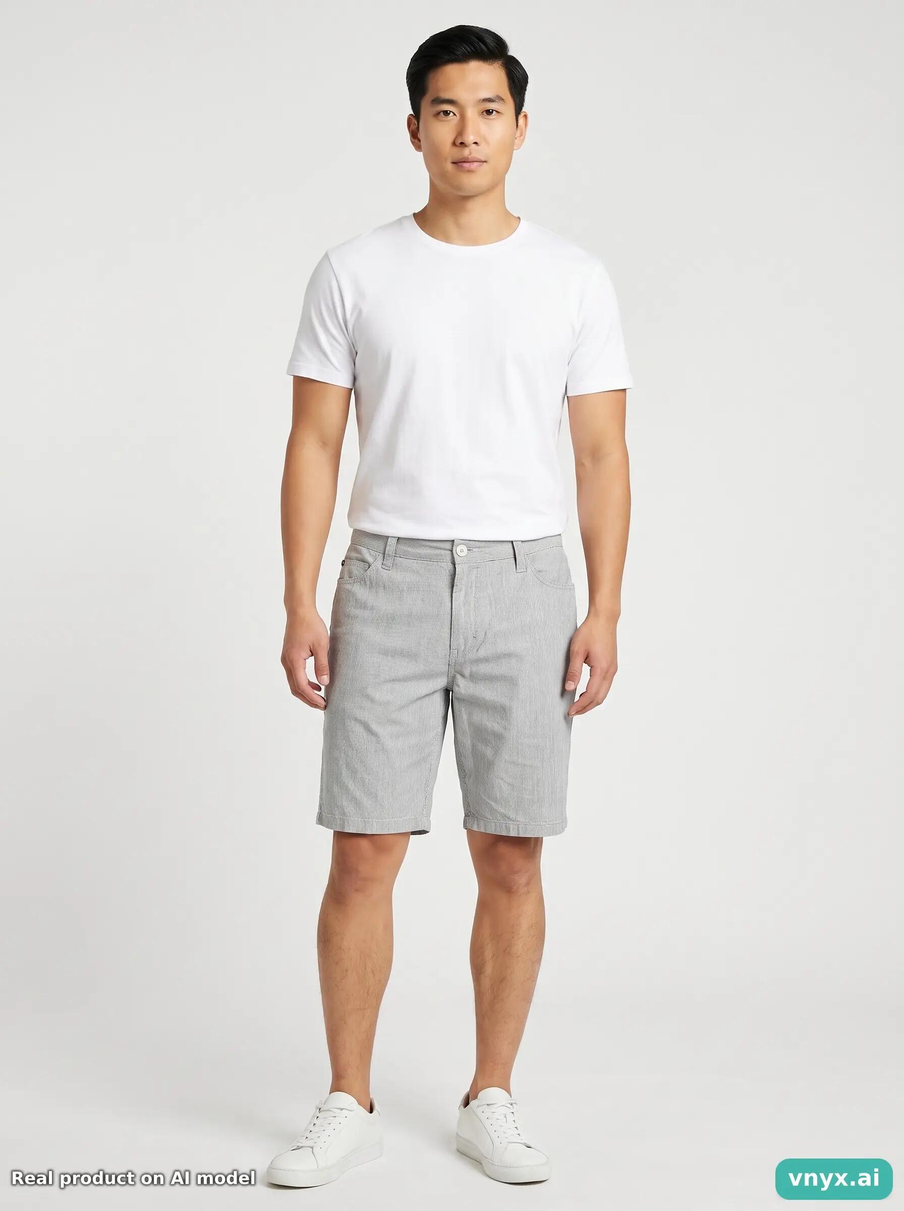 Second Life - Vintage Billabong Light Grey Shorts Men 3/6