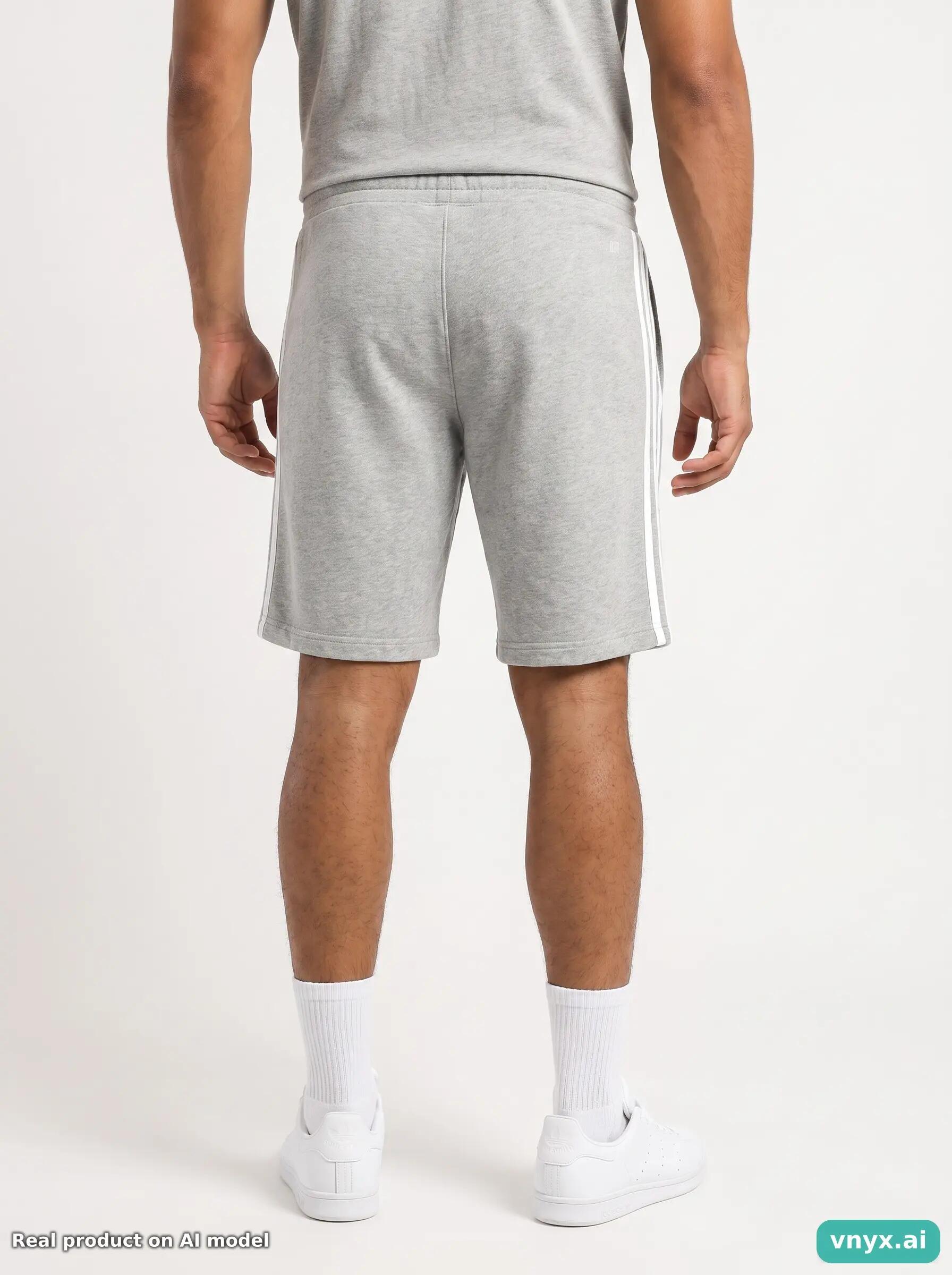 Second Life - Adidas Grey Shorts Men S 5/5