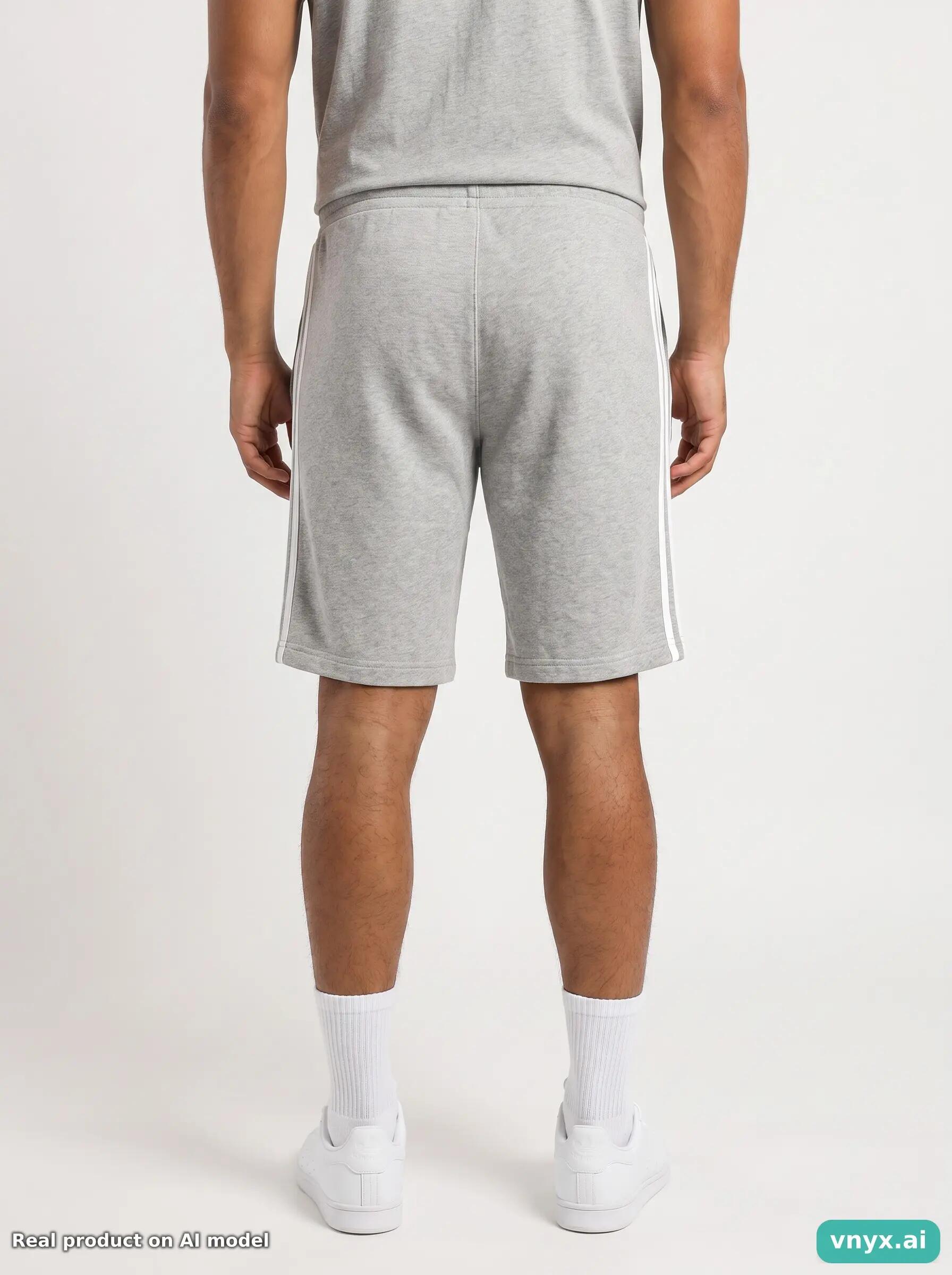 Second Life - Adidas Grey Shorts Men S 2/5