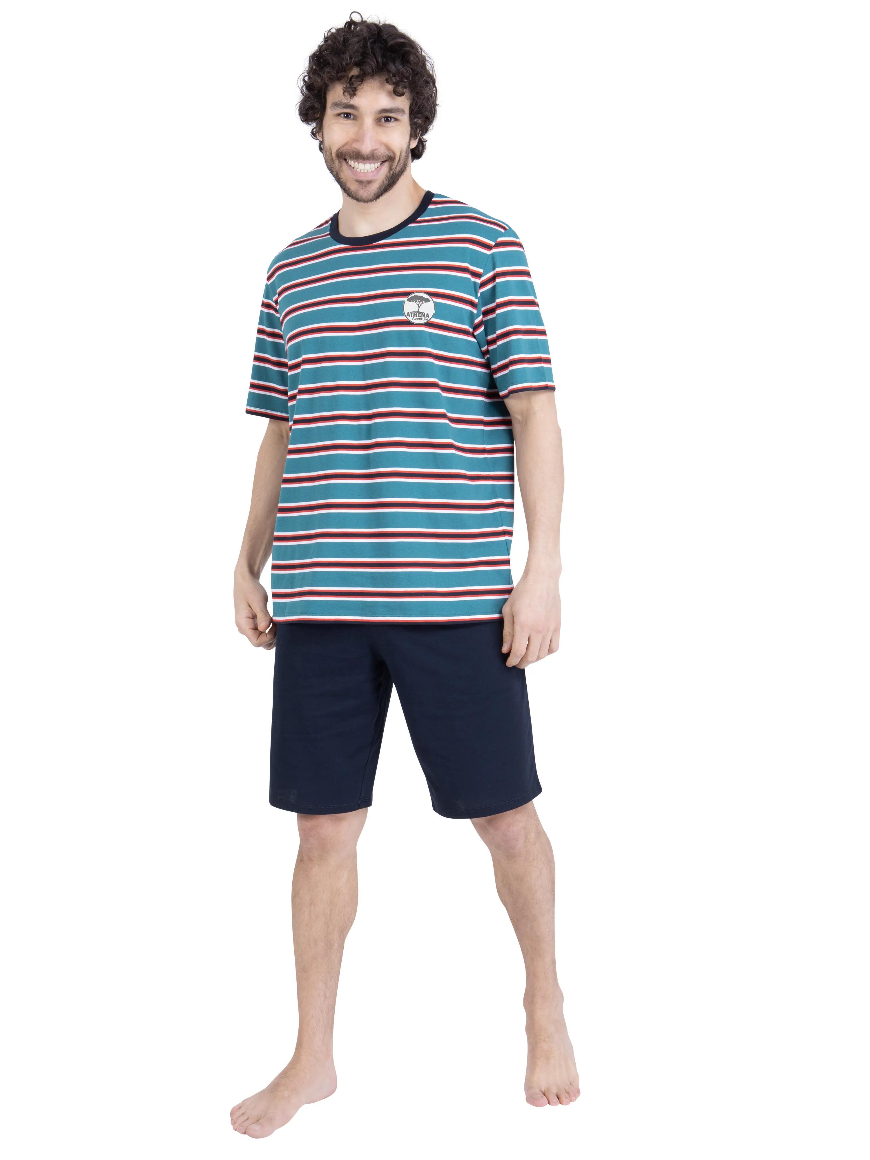 Pyjama court homme Rayures Aventure 5/6