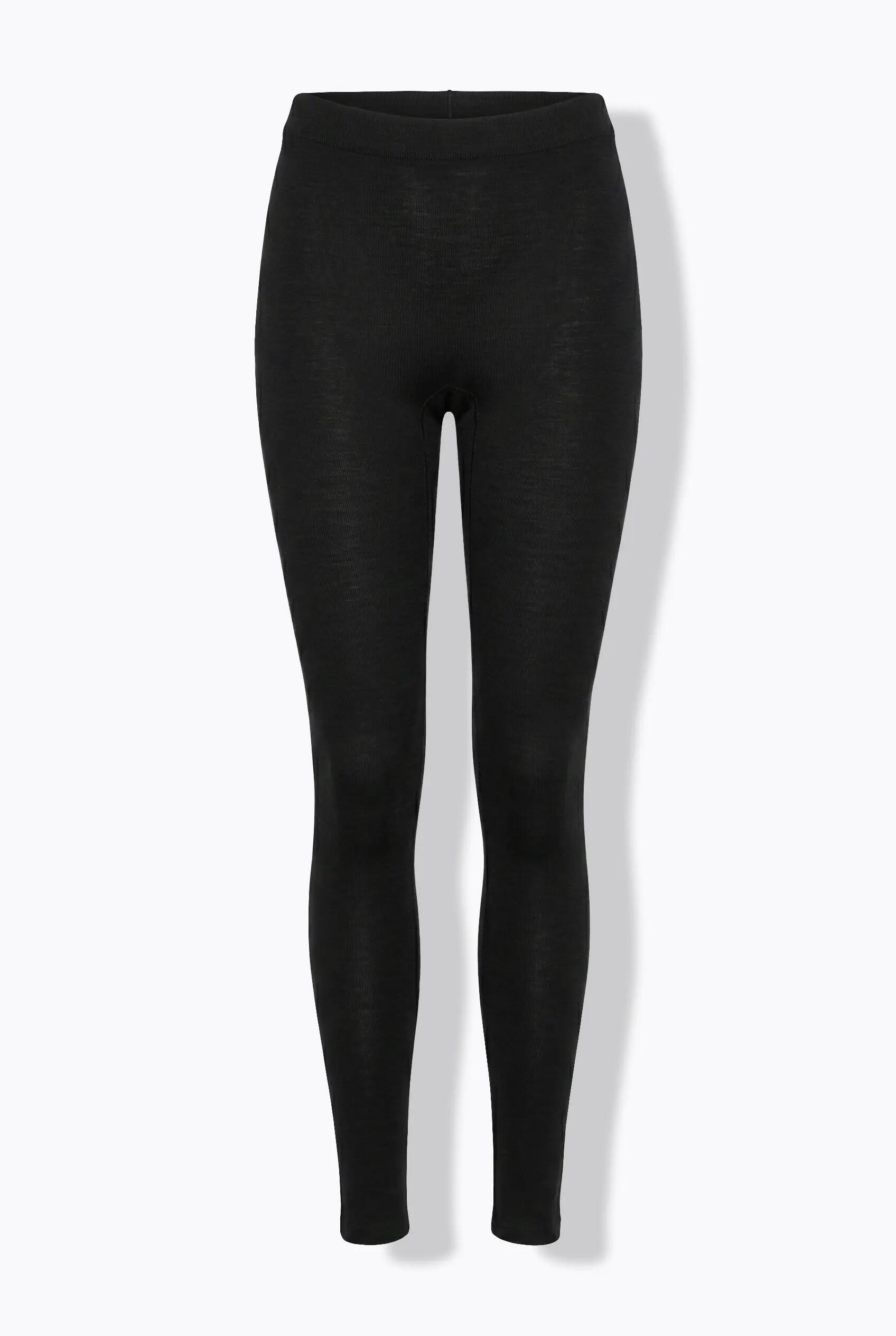 Dames Thermo-legging fijn gebreid smalle pijpen elastische tailleband 7/8