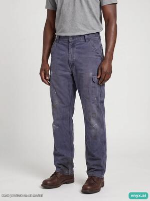 Second life - vintage carhartt navy trousers men w34 l40