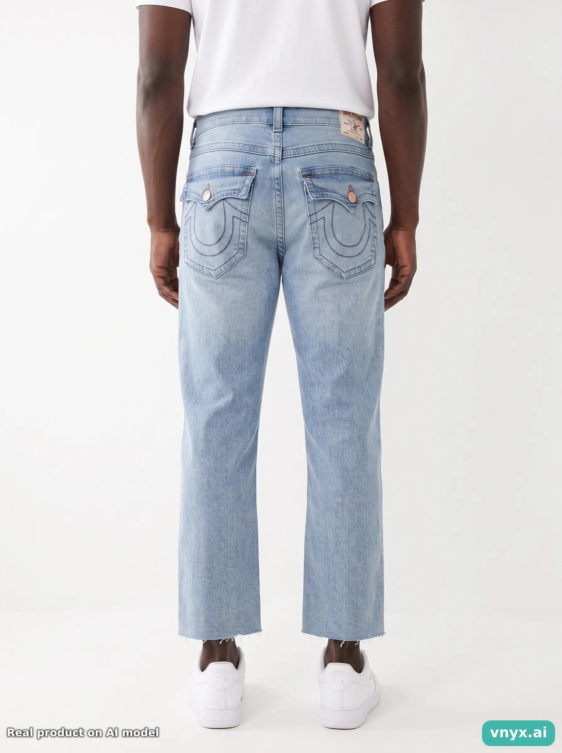 Second Life - Vintage True Religion Light Blue Jeans Men 31 34 2/5