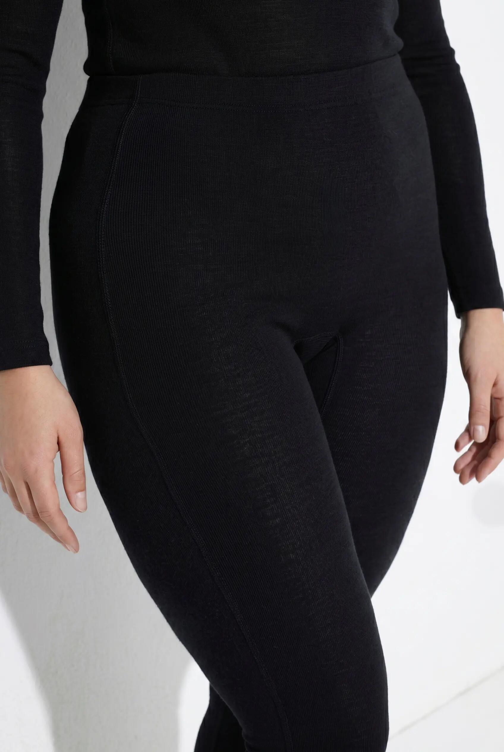 Dames Thermo-legging fijn gebreid smalle pijpen elastische tailleband 4/8