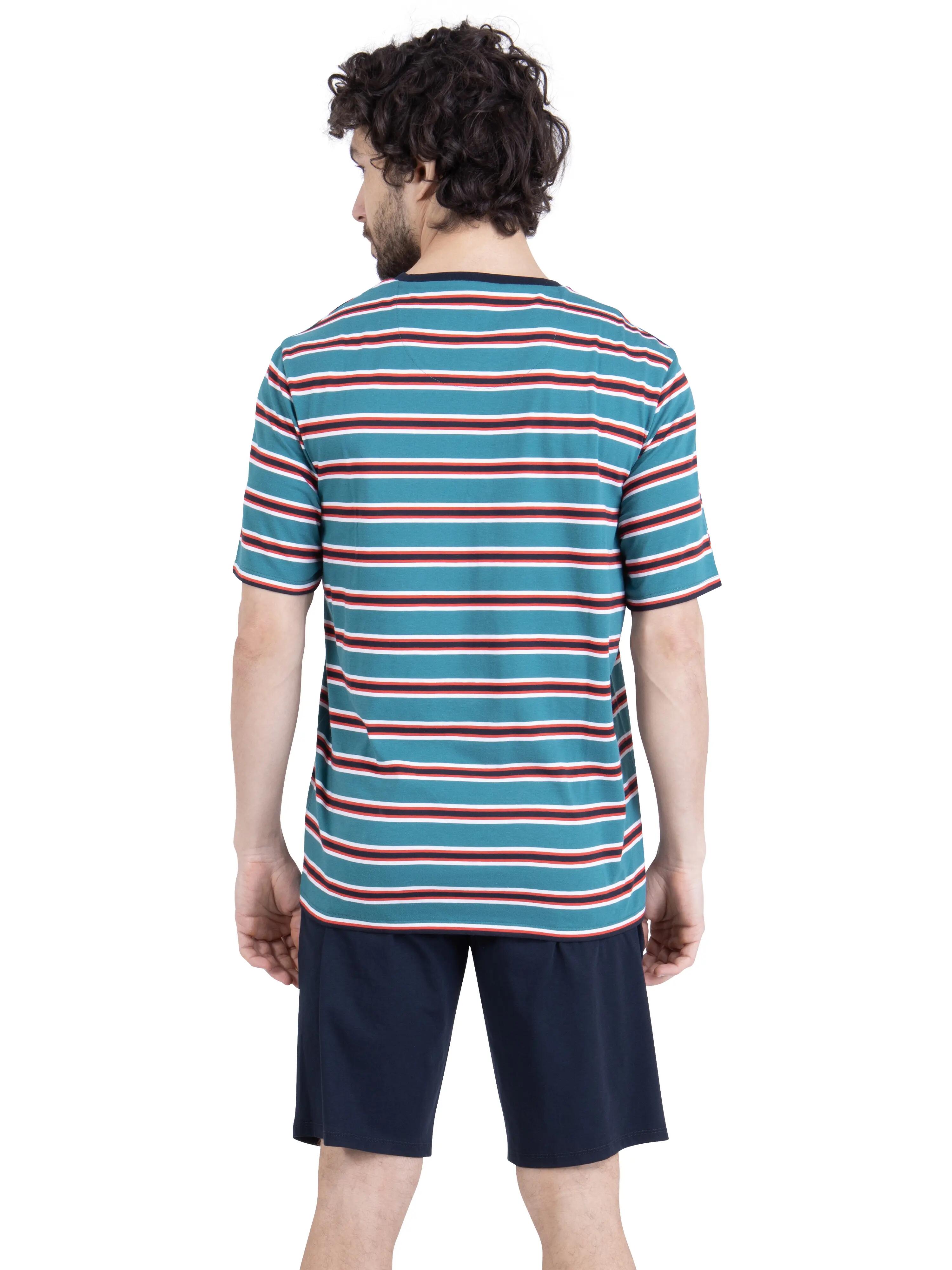 Pyjama court homme Rayures Aventure 2/6