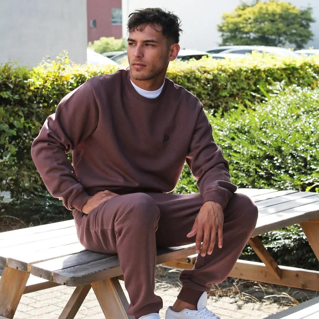 Donnay heren joggingbroek Jack met boord 2/10