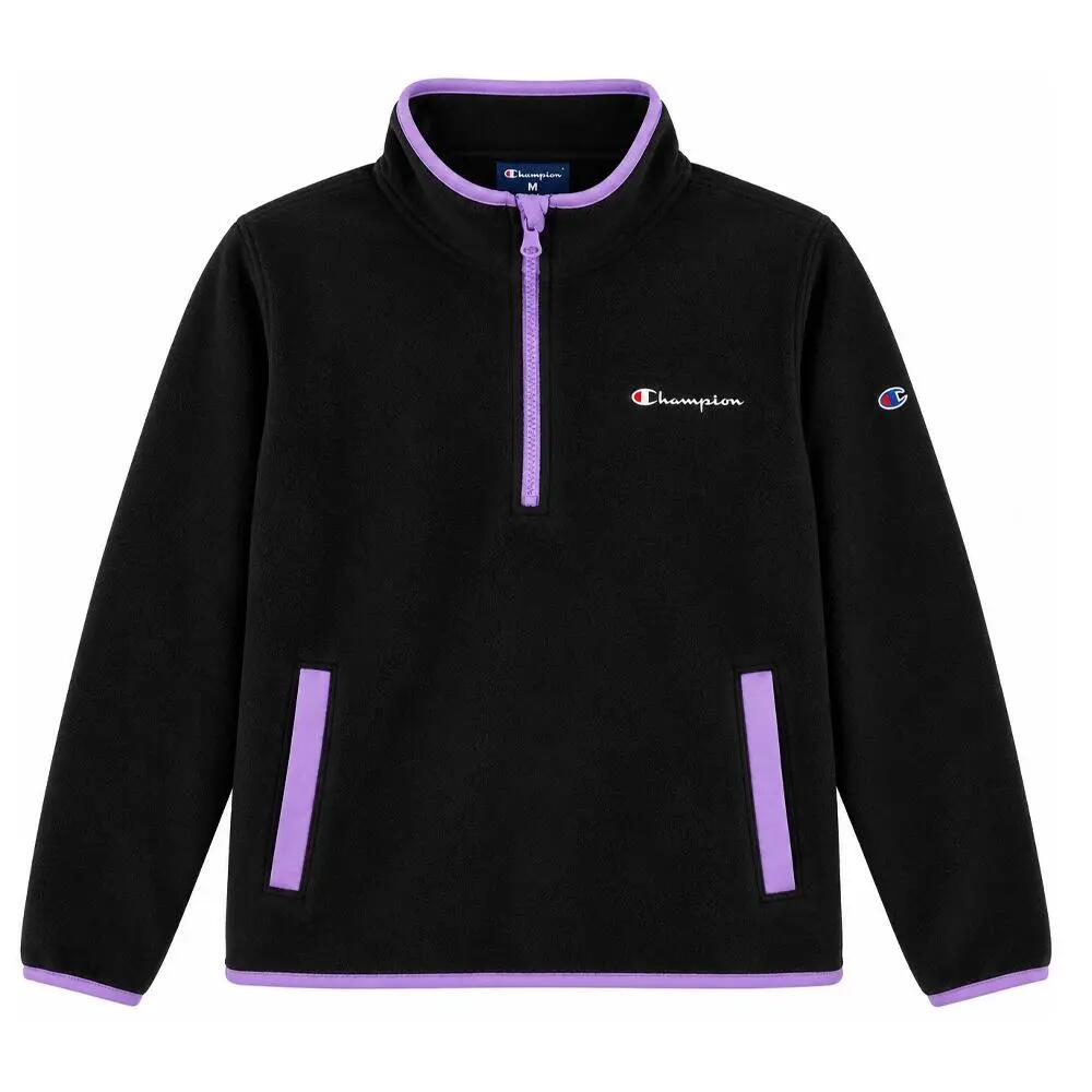 Forro Polar Champion para Niña Negro/Violeta 1/3