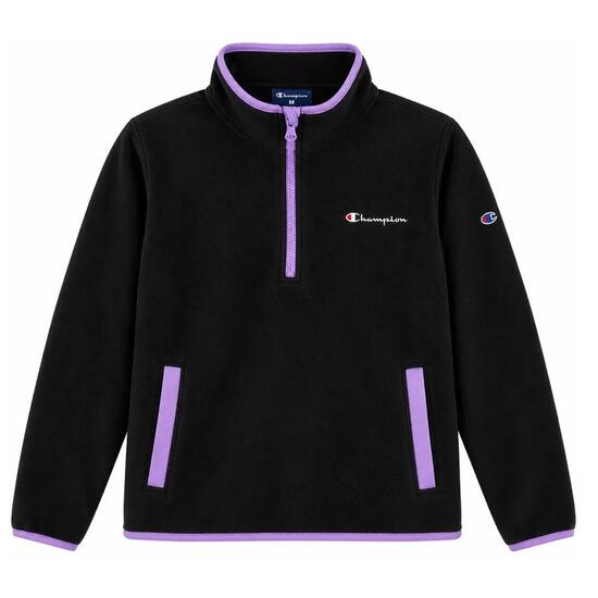 Forro Polar Champion para Niña Negro/Violeta