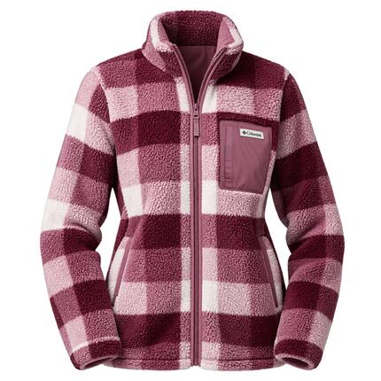 Fleecejacke weich Damen - West Bend Print Full Zip II