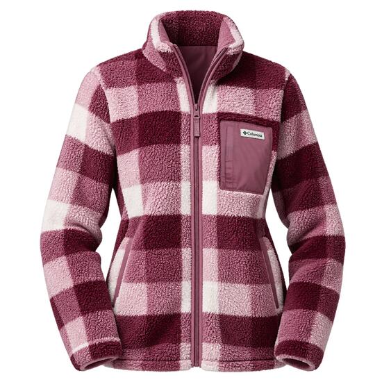Fleecejacke weich Damen - West Bend Print Full Zip II