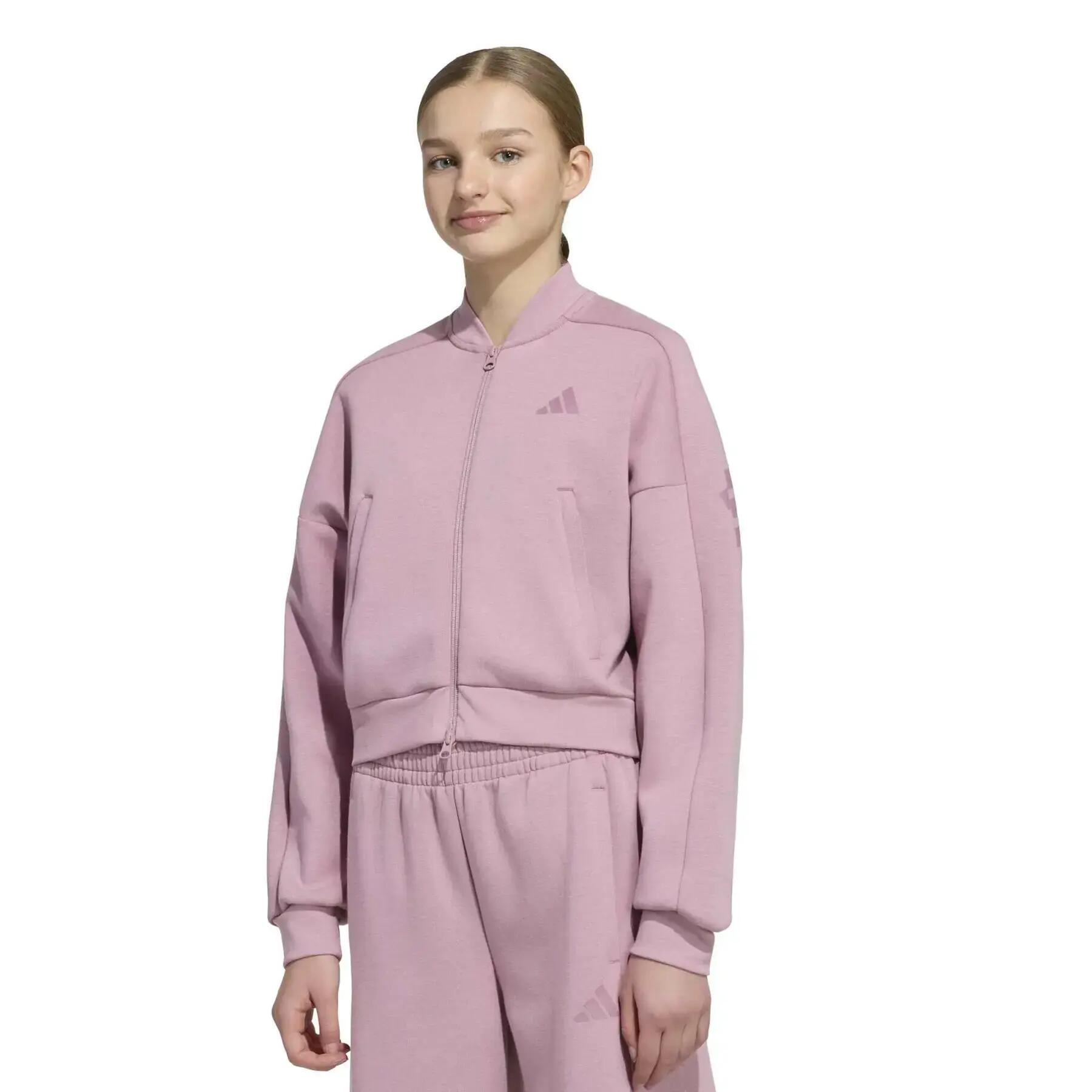 Veste de survêtement fille adidas Future Icons 2/6