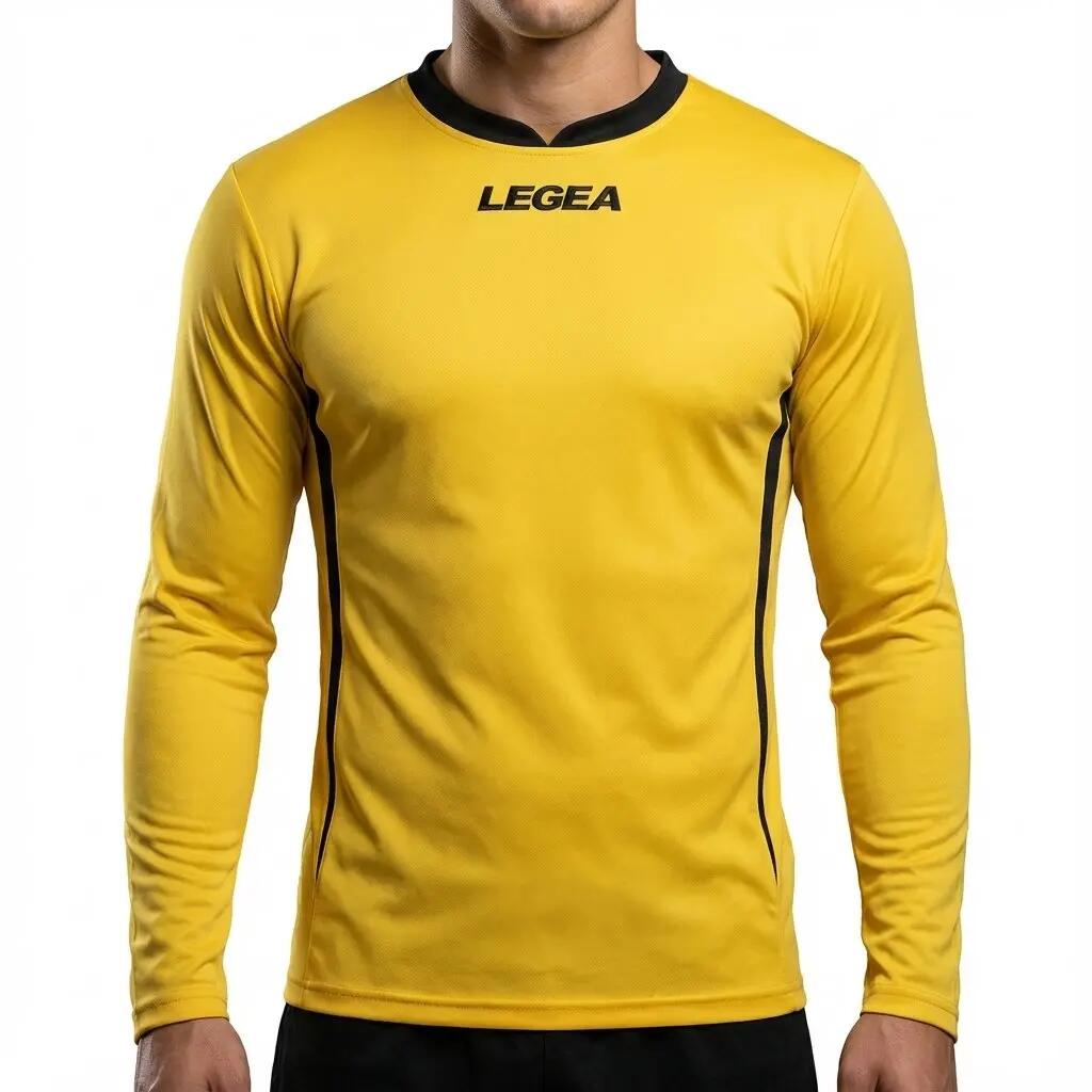 5-Pack Football Shirts DUSSELDORF Long Sleeve Yellow-Black - Size 3XS (Kids) 7/7