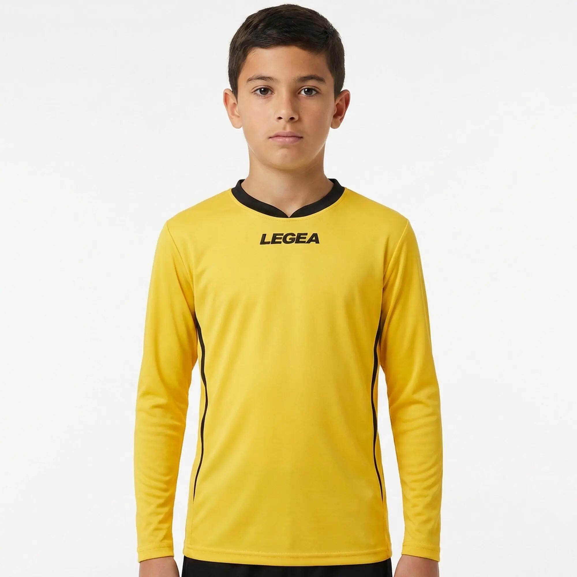 5-Pack Football Shirts DUSSELDORF Long Sleeve Yellow-Black - Size 3XS (Kids) 4/7