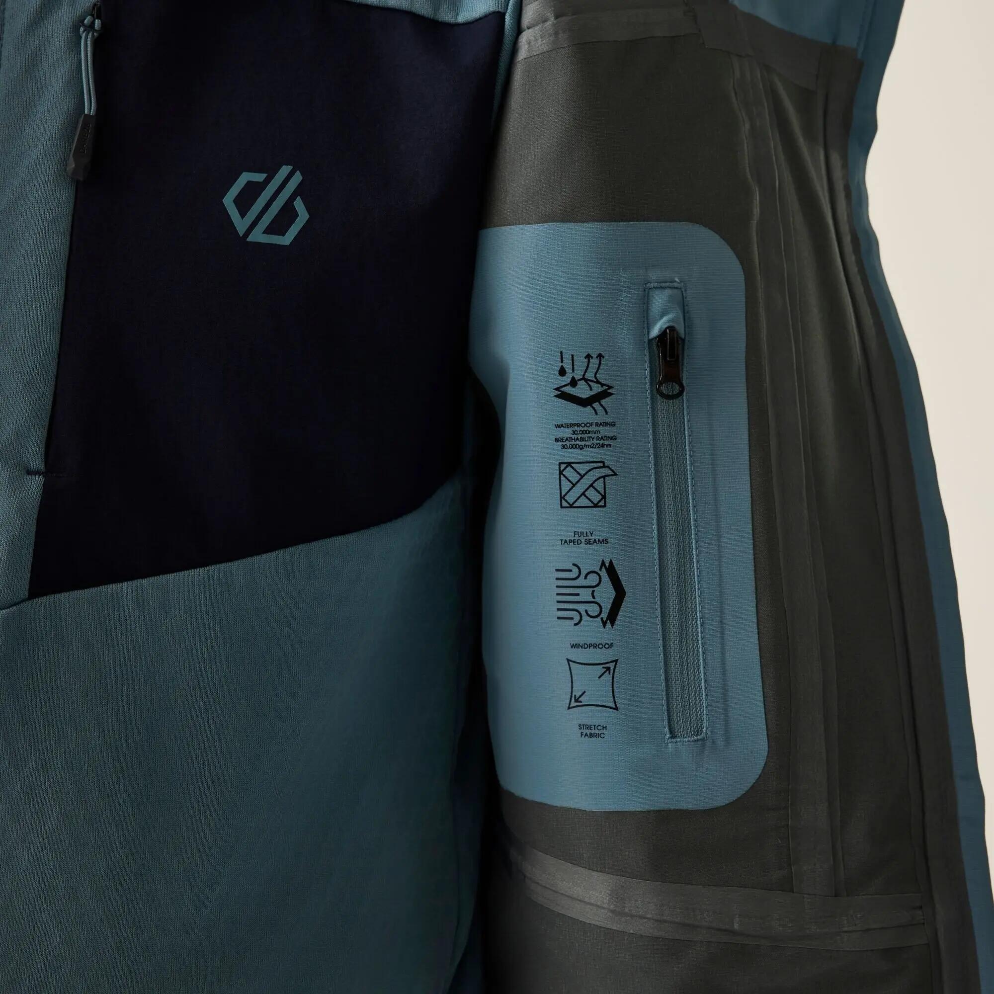 Casaco de Ski Homem Altitude Guard com membrana de 3 camadas (Azul Sombrio) 4/7