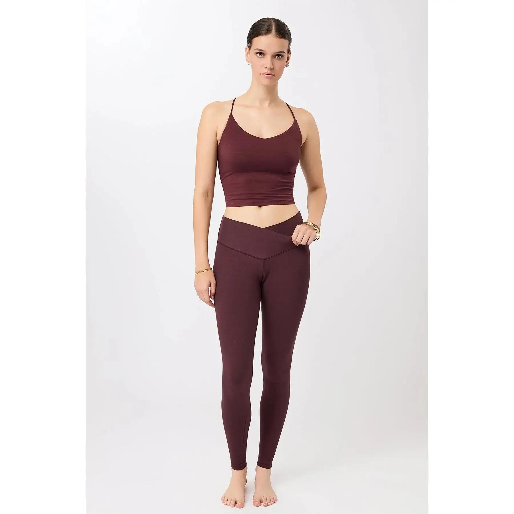 Leggings mit V-Bund für Damen Mandala Wrap 3/3