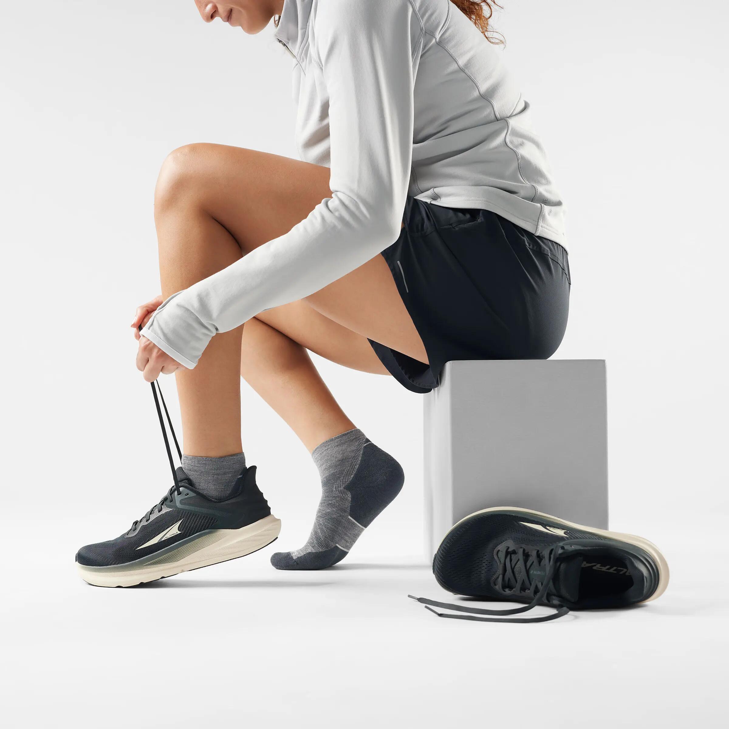 Șosete Merino alergare Smartwool Run Ankle - Targeted Cushion - Medium Gray 2/2