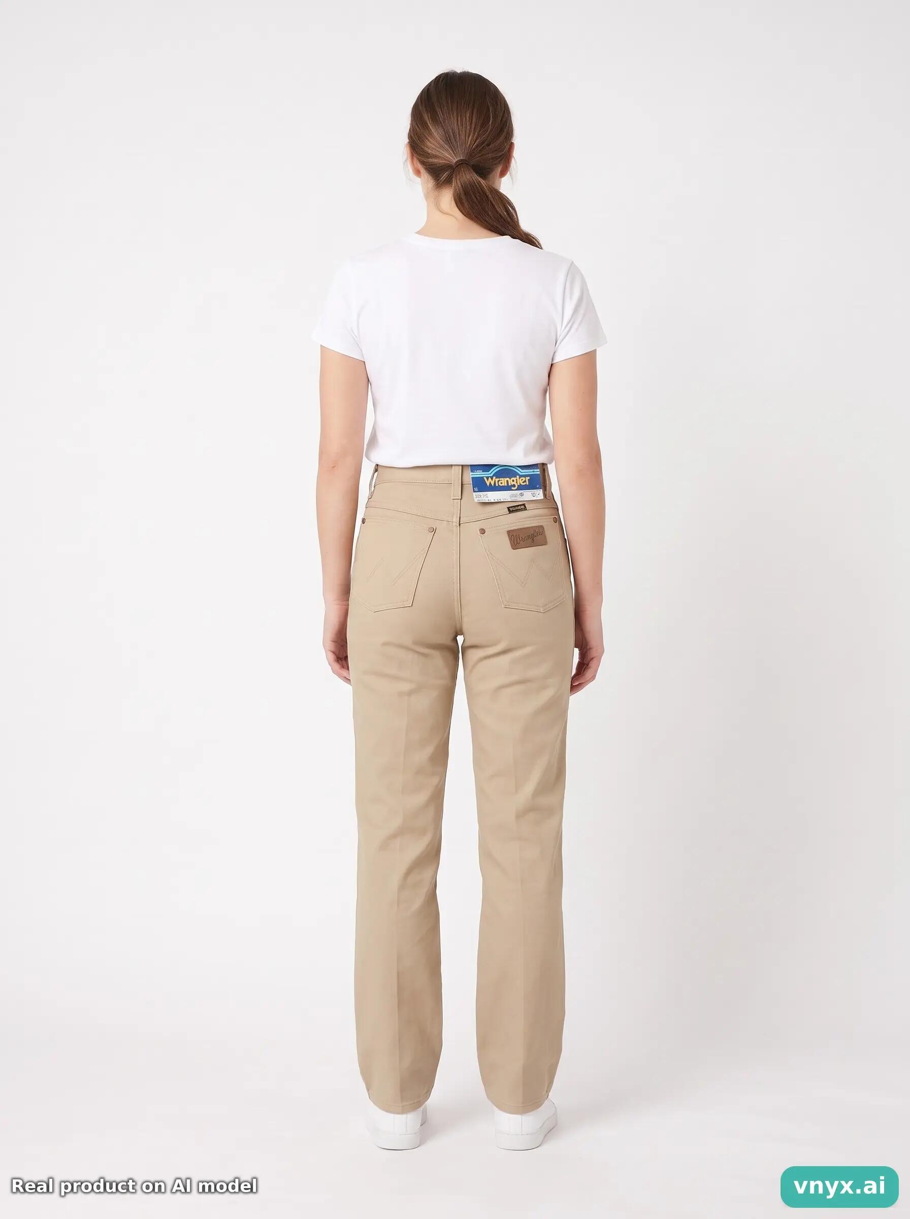 Second Life - Vintage Wrangler Cream Jeans Women 27 L34 4/6