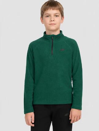 Bluza polarowa chłopięca bielizna narciarska zielona 4F 158/164