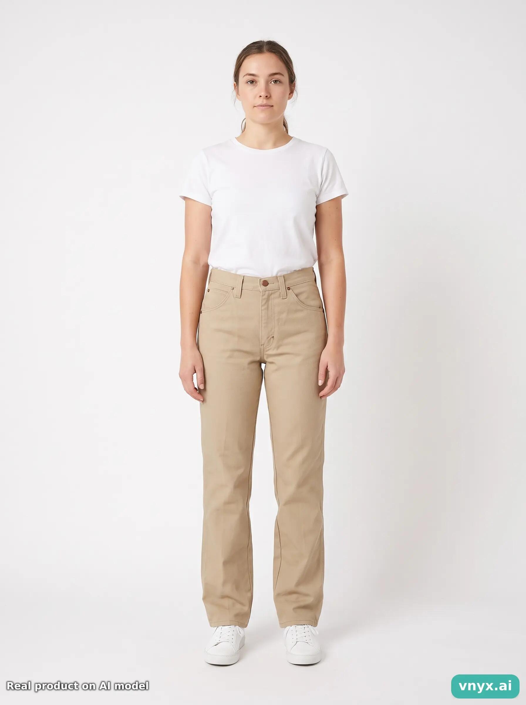 Second Life - Vintage Wrangler Cream Jeans Women 27 L34 3/6
