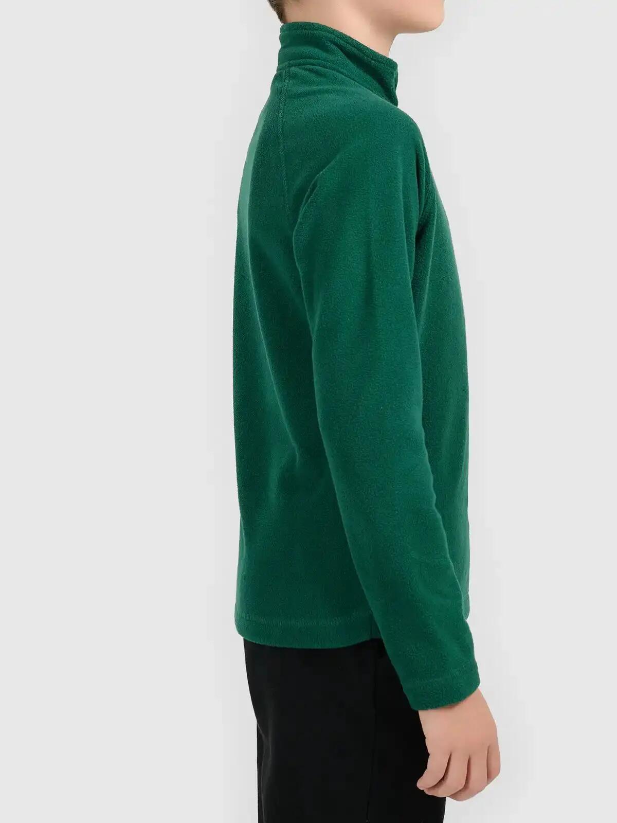 Bluza polarowa chłopięca bielizna narciarska zielona 4F 134/140 6/7