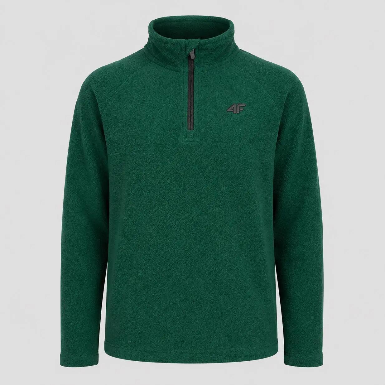 Bluza polarowa chłopięca bielizna narciarska zielona 4F 134/140 5/7