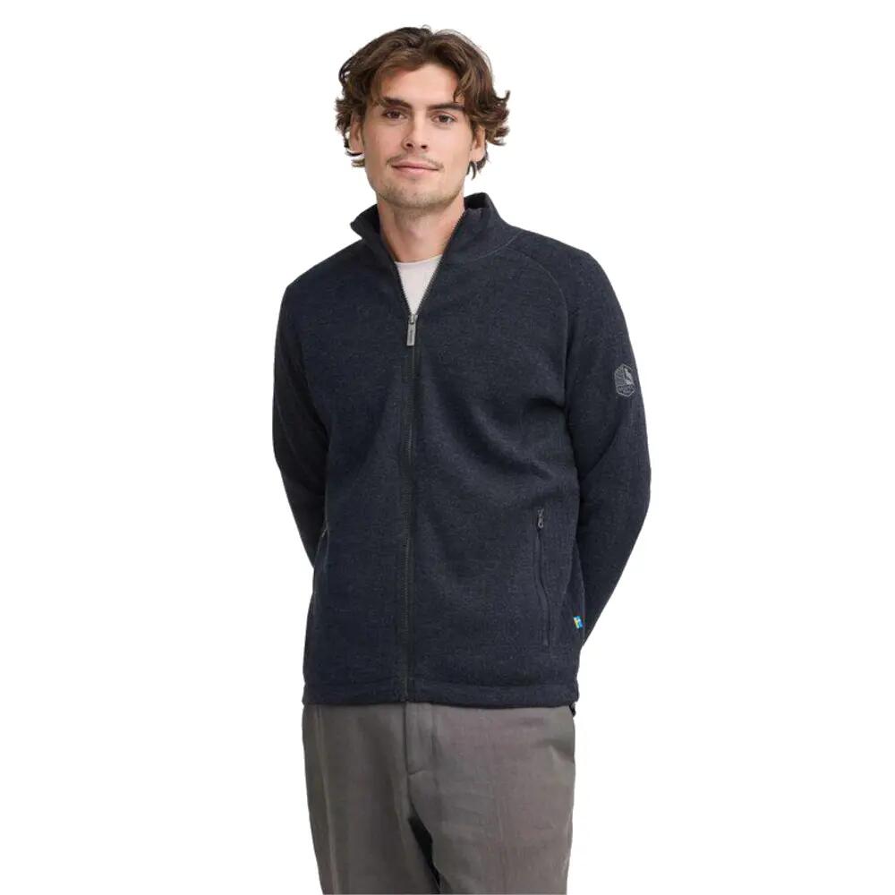 Vest Henry Full Zip Windbreaker Steelblue - merinowol - Blauw 3/5
