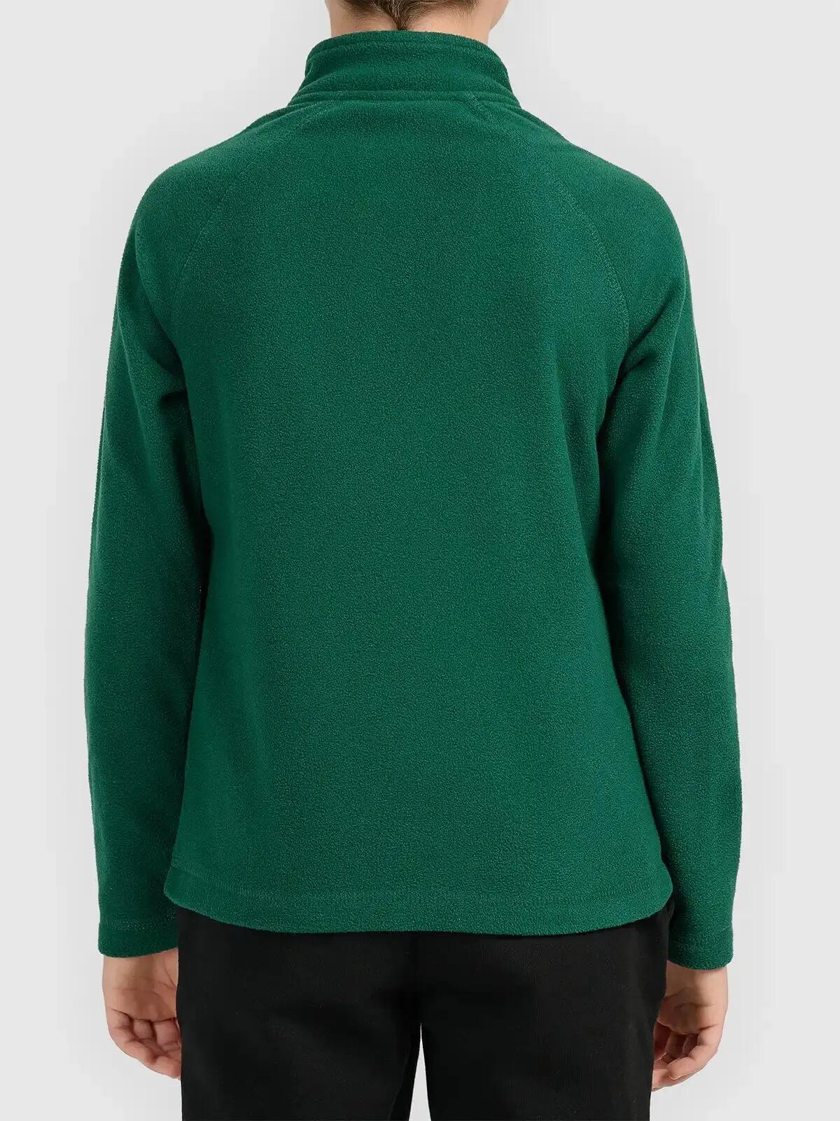 Bluza polarowa chłopięca bielizna narciarska zielona 4F 134/140 4/7