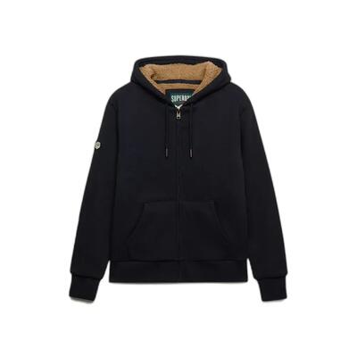 Zip hoodie met borgvoering superdry