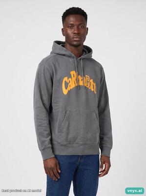Second life - vintage carhartt grey hoodie men xs
