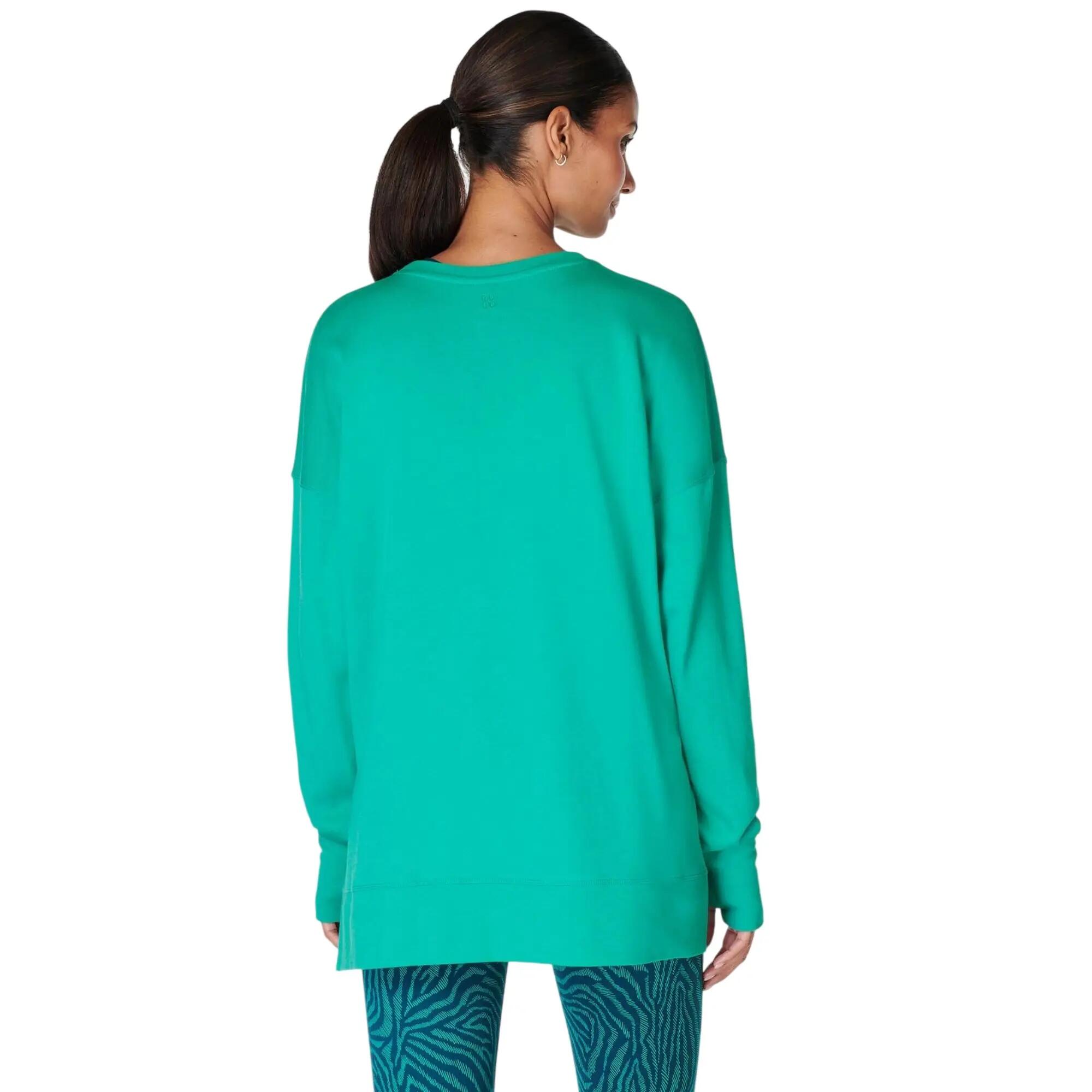 Jersey After Class Diseño Línea Larga para Mujer Piedra Verde 3/4