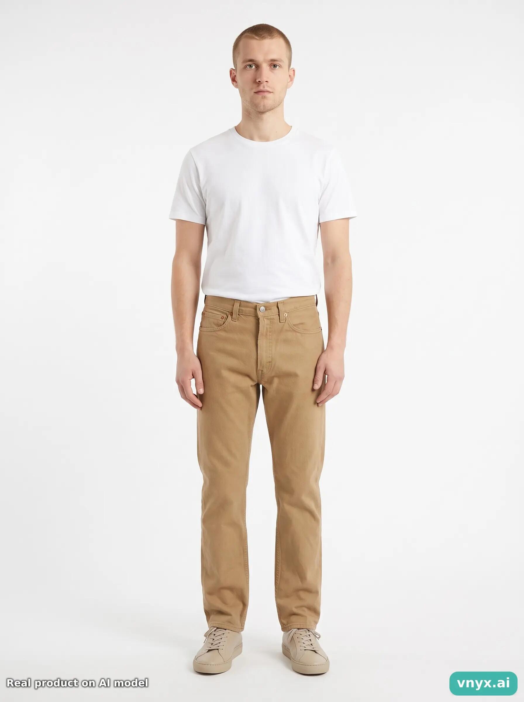 Second Life - Vintage LEVI STRAUSS & CO. Khaki Jeans Men 29 L34 6/6