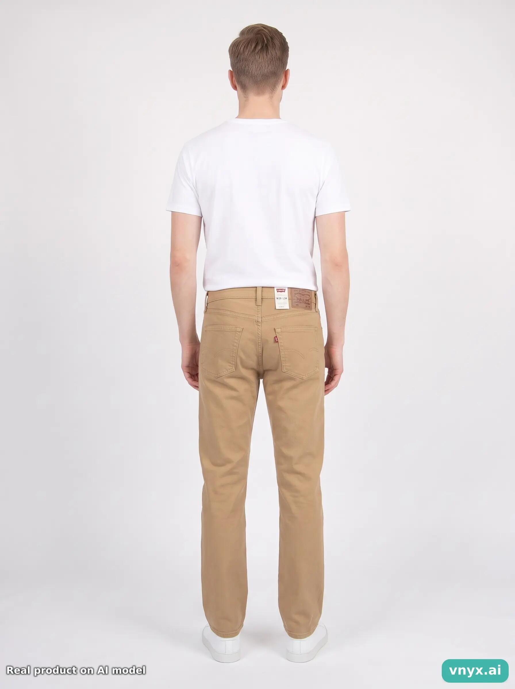 Second Life - Vintage LEVI STRAUSS & CO. Khaki Jeans Men 29 L34 4/6