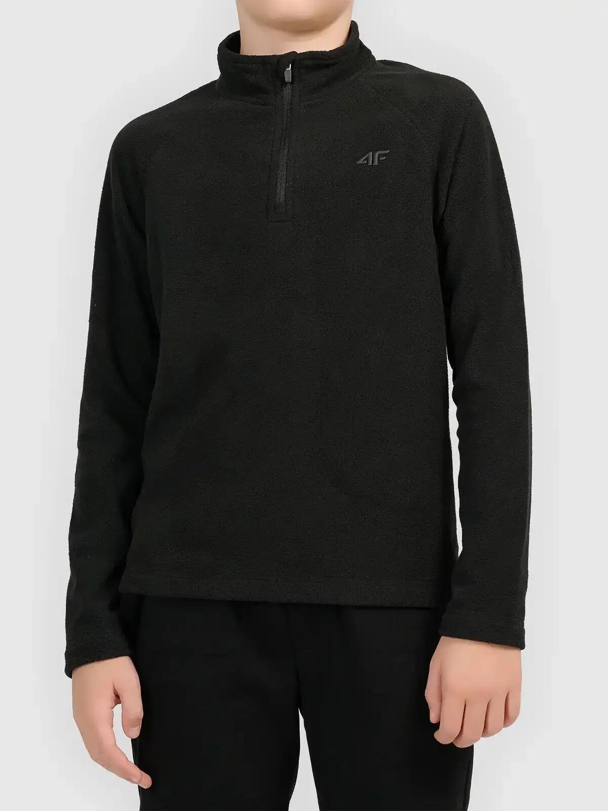 Bluza polarowa chłopięca bielizna narciarska czarna 4F 158/164 3/5