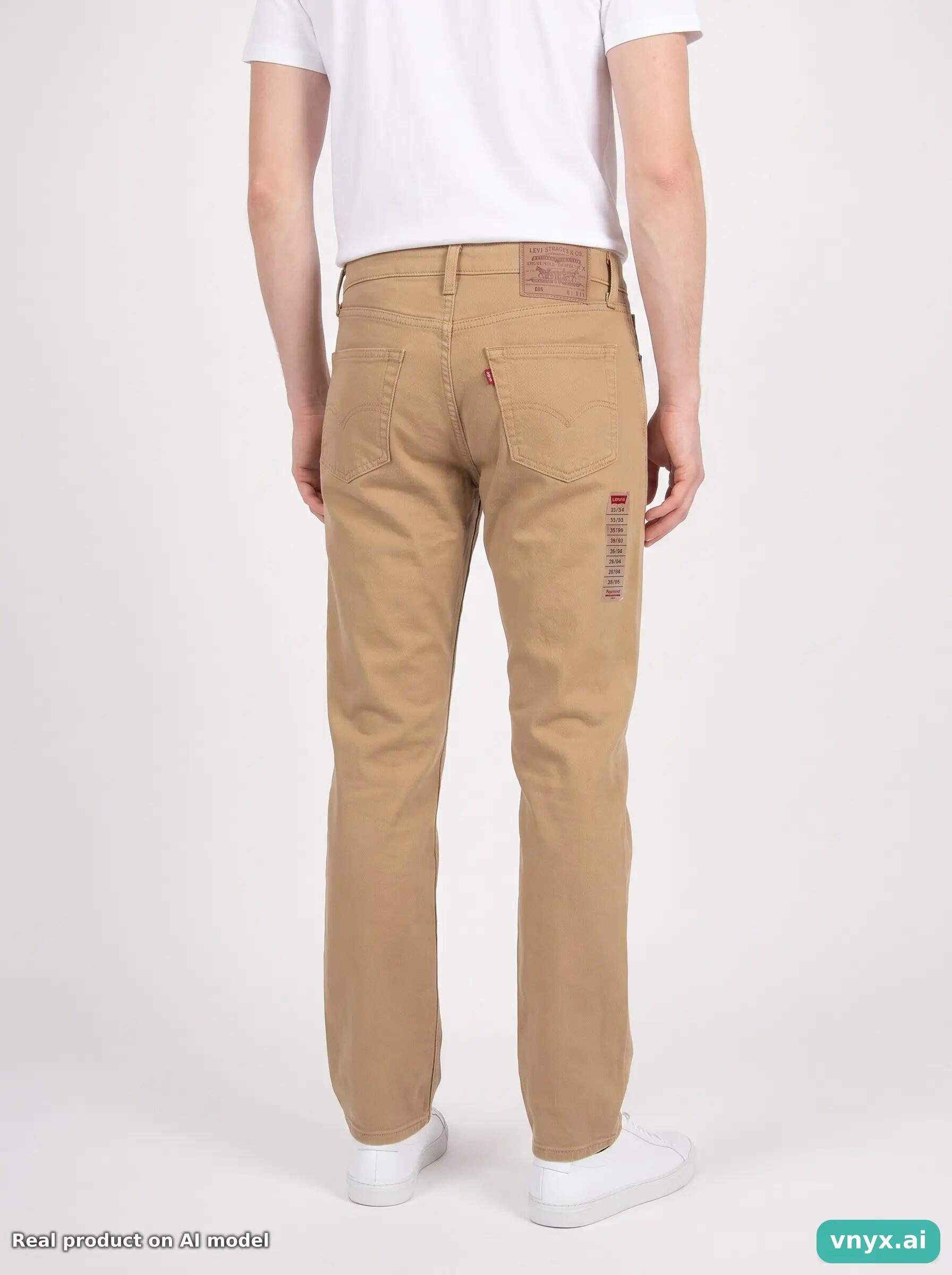 Second Life - Vintage LEVI STRAUSS & CO. Khaki Jeans Men 29 L34 2/6