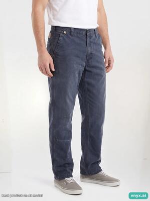Second life - vintage carhartt charcoal trousers men 38x32
