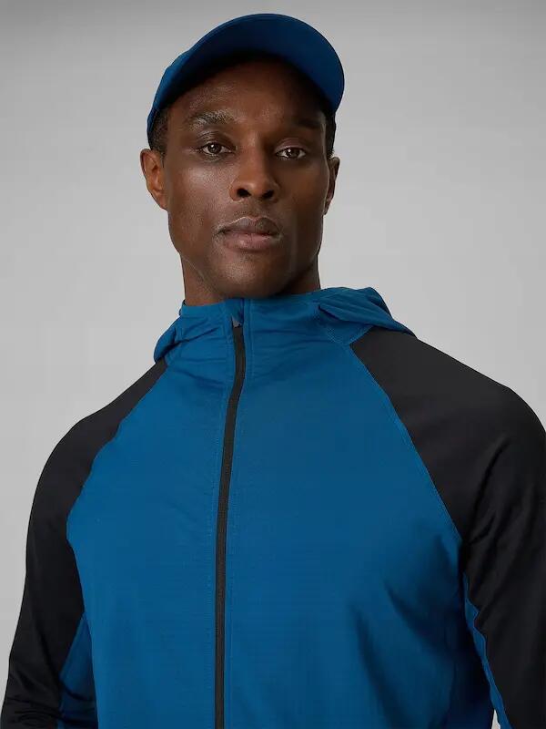 Sportieve Heren Sweatshirt 4F Trekking Sneldrogend M64 Groen 5/10