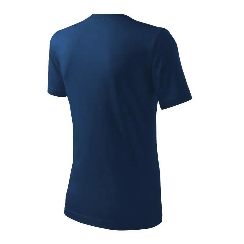 Heren Klassiek Nieuw TShirt (Donkerblauw) 6/6
