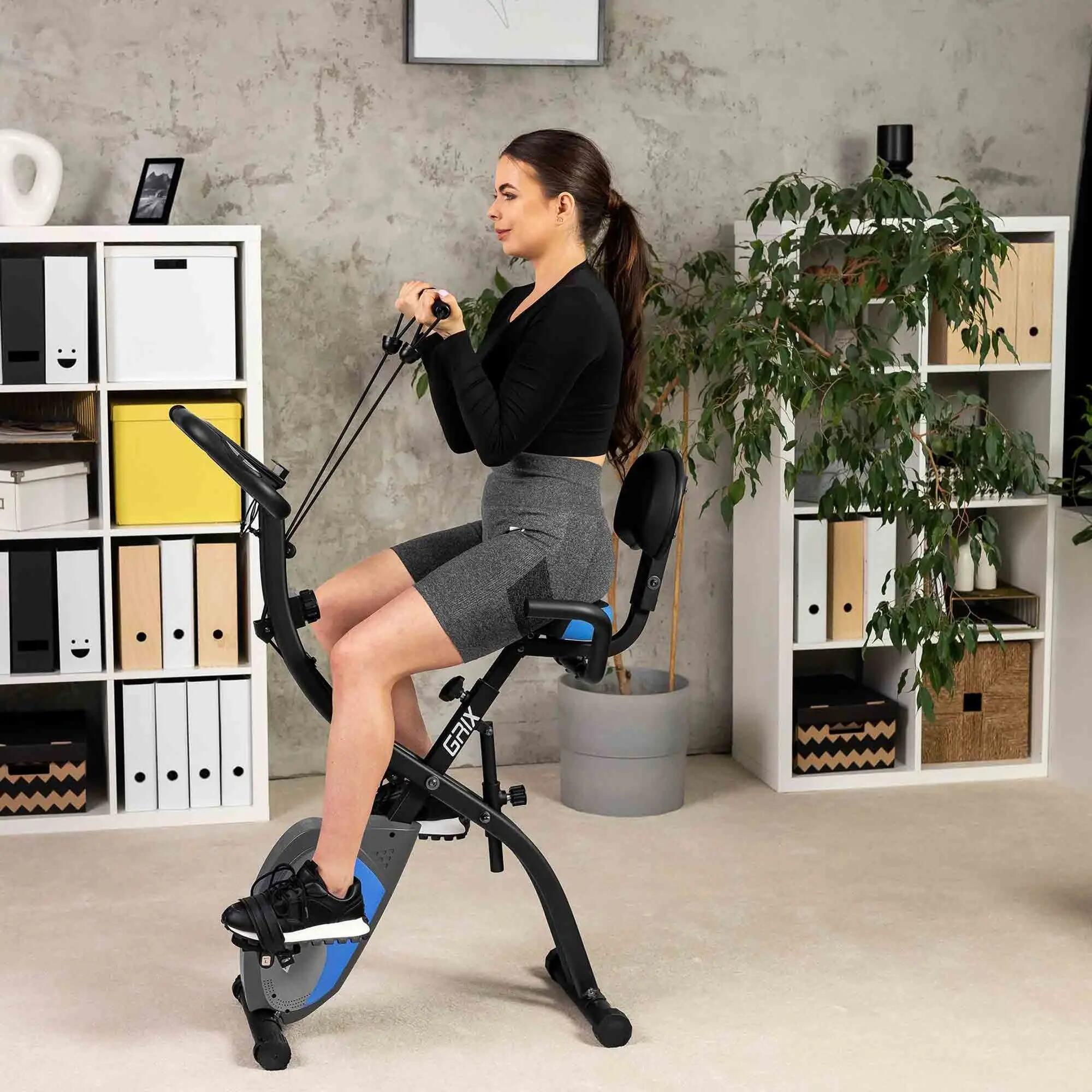 Klappbares Trainingsfahrrad Hop-Sport Xbike Grix 5/7