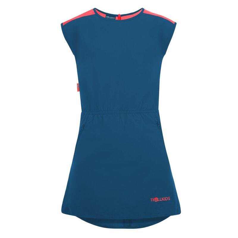 Robe pour enfants Arendal bleu minuit / corail