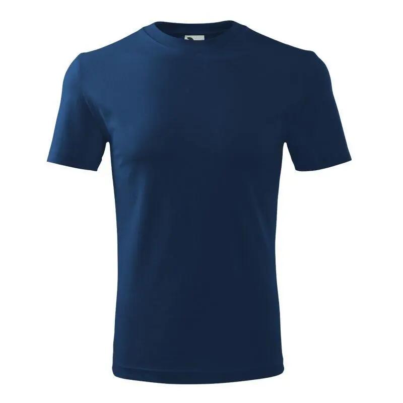 Heren Klassiek Nieuw TShirt (Donkerblauw) 4/6